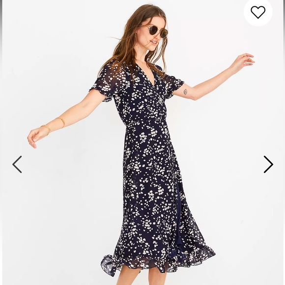 Madewell Dresses & Skirts - NWT Madewell Floral Maxi Midi Wrap Dress in Drifting Petals